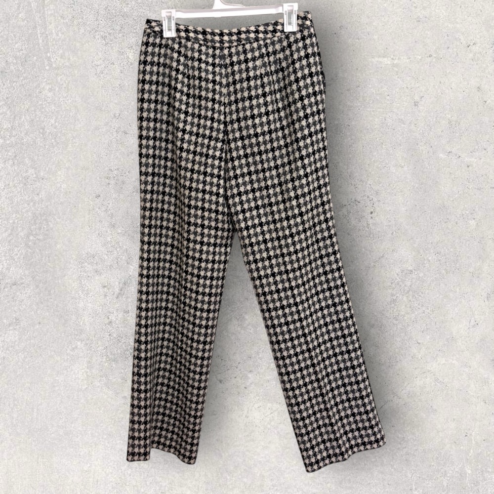 Vintage Talbots wool houndstooth pants - Picture 4 of 6